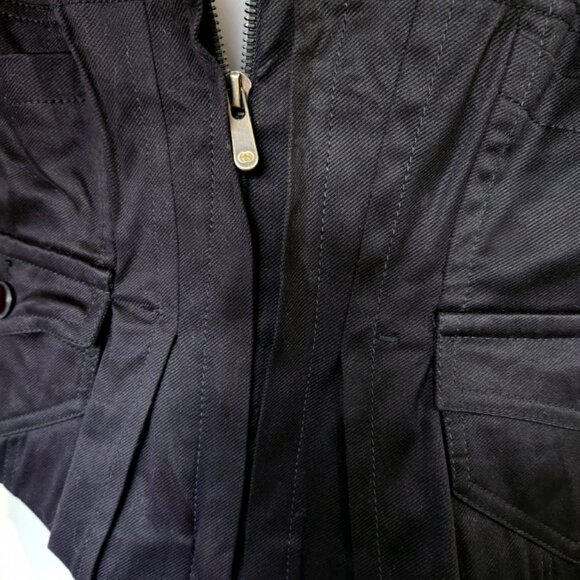 GUCCI Black Open Neck Blazer with Pockets Euro Size Small - Picture 4 of 7